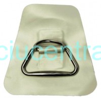 Klijuojamas laikiklis su nerūdijančio plieno rankena Klijuojamas laikiklis su nerūdijančio plieno rankena